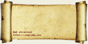 Jesenka Velimirović vizit kartica